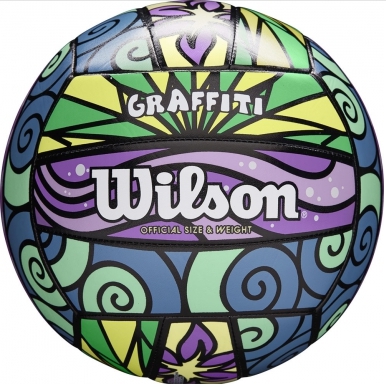 Волейбольный мяч WILSON GRAFFITI WTH4637XB р.5 мультиколор